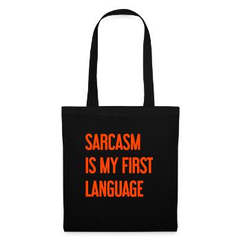 Sarcasm Pro - Tote Bag - black - Front