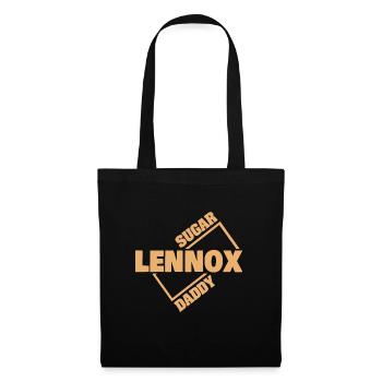 Geschenk für Lennox - Stoffbeutel - Schwarz - Vorne