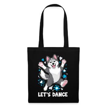 A Husky Dancing Let's Dance For Dancing Dancer - Tote Bag - black - Front