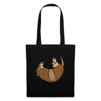 Cadeau de tatou drôle de dicton - Sac en tissu - noir - Devant