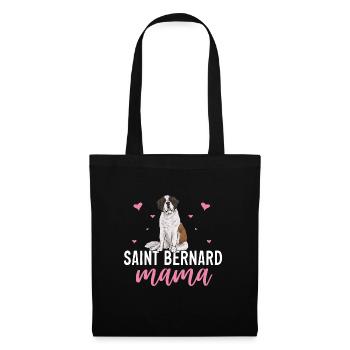 St. Bernard St. Bernard Dog Dog - Tote Bag - black - Front