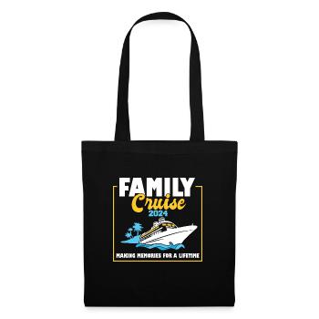 Family Cruise 2024 Voyage Cruising Tour Matching - Tote Bag - black - Front