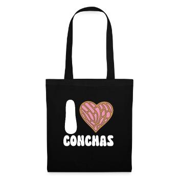 Concha Hispanic Mexican Pan Dulce - Tote Bag - black - Front
