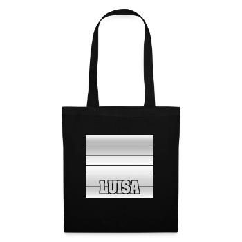Luisa en tant que fille - Sac en tissu - noir - Devant