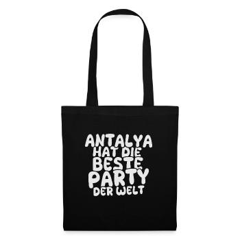 Cadeau pour Antalya - Sac en tissu - noir - Devant