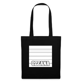Ozeana as a woman's name - Tote Bag - black - Front
