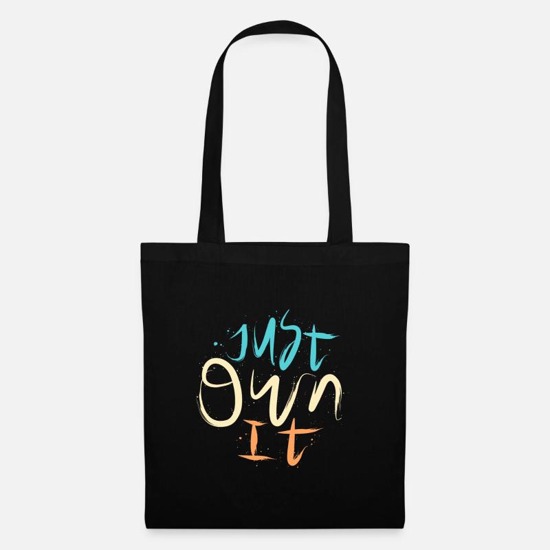 Il suffit de le posséder - Sac en tissu - noir