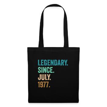 45 Years Old Legendary Since July 1977 45th - Tote Bag - black - Front