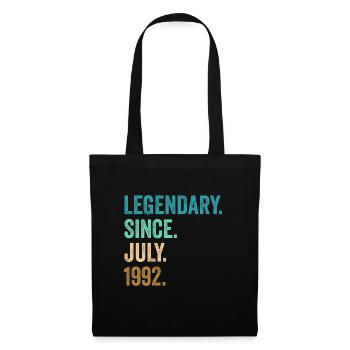 30 Years Old Legendary Since July 1992 30th - Tote Bag - black - Front