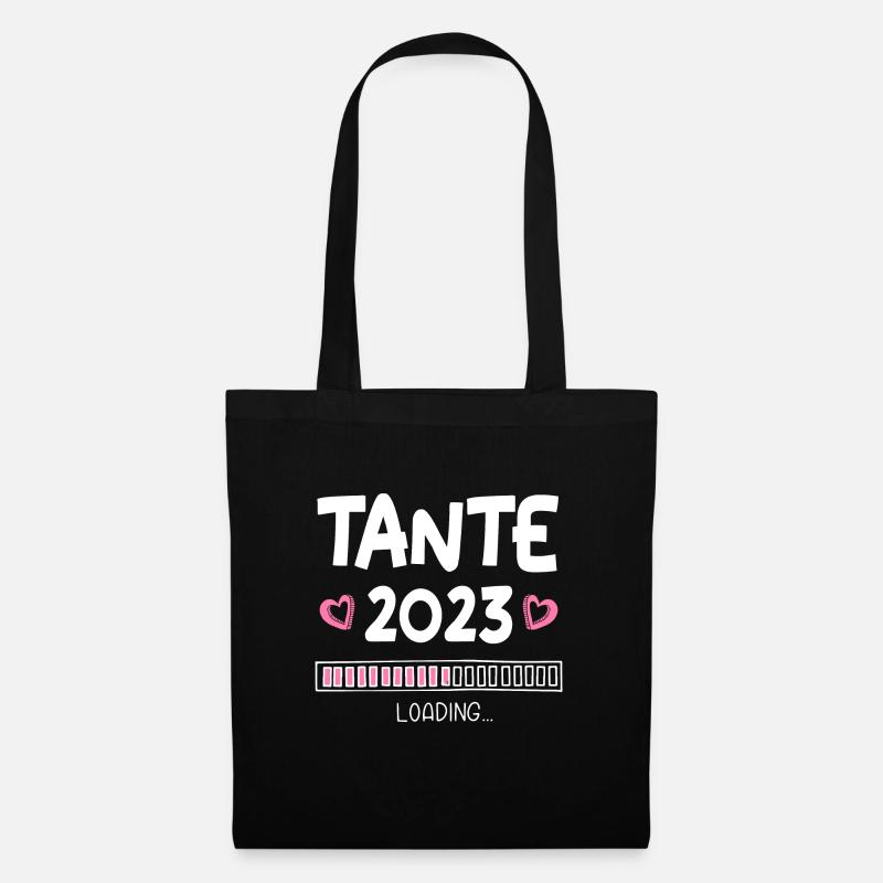 Tante 2023 Loading - Stoffbeutel - Schwarz