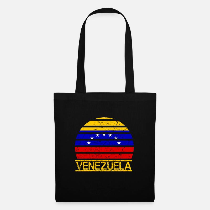 Venezuela Flag - Tote Bag - black