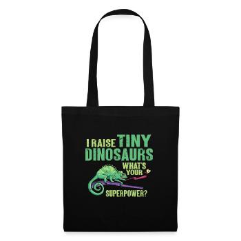 Herpétologiste des reptiles lézards caméléons - Sac en tissu - noir - Devant