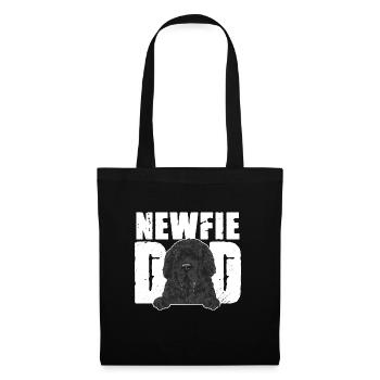 Terre-Neuve Chien de Terre-Neuve - Sac en tissu - noir - Devant