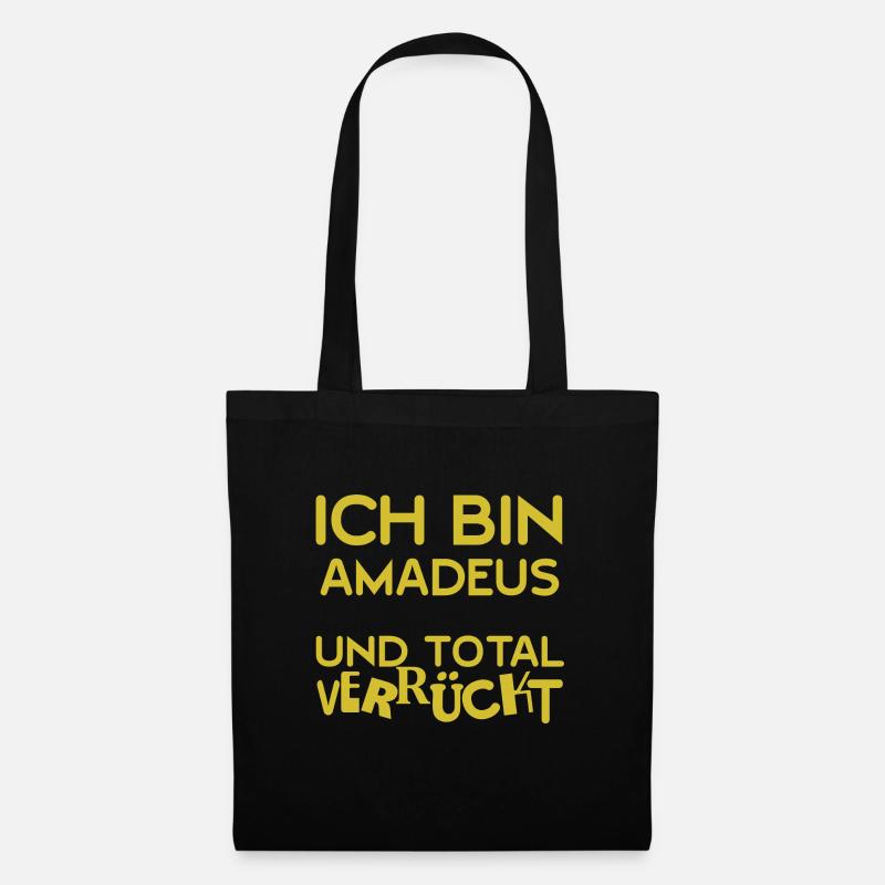 Geschenk für Amadeus - Stoffbeutel - Schwarz