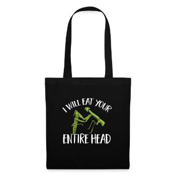 Mante religieuse, collectionneur d’insectes, entomologiste - Sac en tissu - noir - Devant