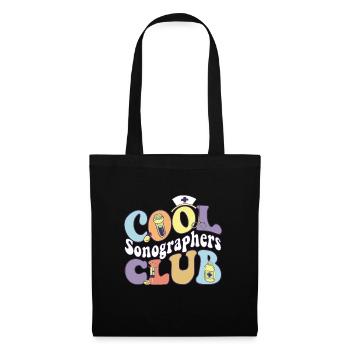 Cool Sonographers Club Rad Tech Squad Radiologist - Stoffbeutel - Schwarz - Vorne