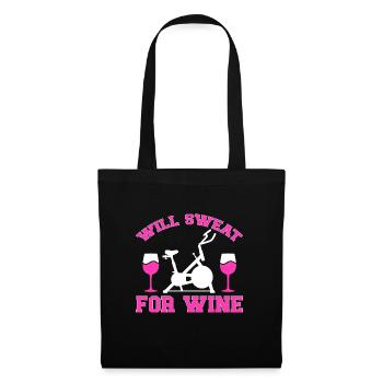Indoor Cycling Bike Workout - Tote Bag - black - Front