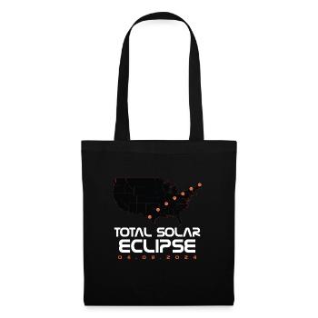 Total Solar Eclipse Map Path of Totality Lover - Tote Bag - black - Front