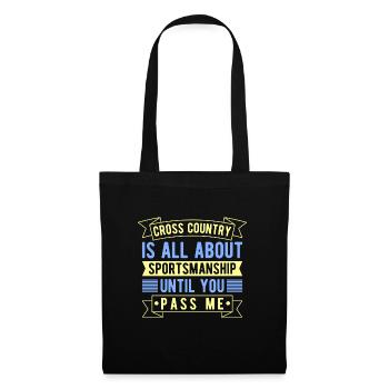 Cadeau de course XC amusant Édition XC Runner - Sac en tissu - noir - Devant