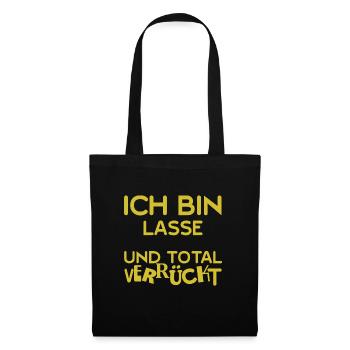 Partir - Sac en tissu - noir - Devant