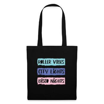 Rollerskater Party Retro Feels Of Disco Night Gift - Tote Bag - black - Front