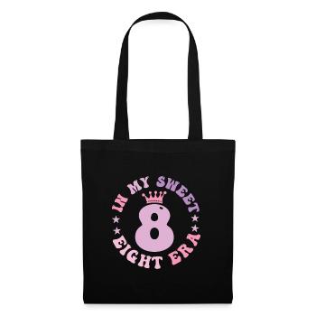 In My Sweet Eight Era 8th Birthday Groovy 8th bday - Sac en tissu - noir - Devant