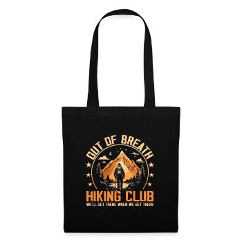 Out of Breath Hiking Society Club - Funny Hiking - Sac en tissu - noir - Devant