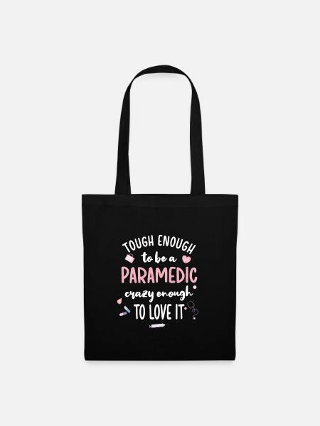 Paramedic Paramedic Paramedic Paramedic Rescue Worker - Tote Bag - black