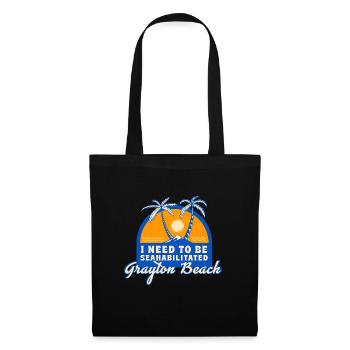 I Need To Be Seahabilitated Grayton Beach Summer - Tote Bag - black - Front