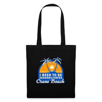 J’ai besoin d’être seahabilité Crane Beach été - Sac en tissu - noir - Devant