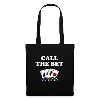 Appelez le jeu de cartes De cartes Jeu de cartes à jouer cartes - Sac en tissu - noir - Devant