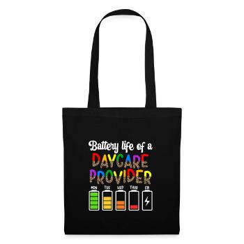 Childcare Provider Childcare Provider Babysitter - Tote Bag - black - Front