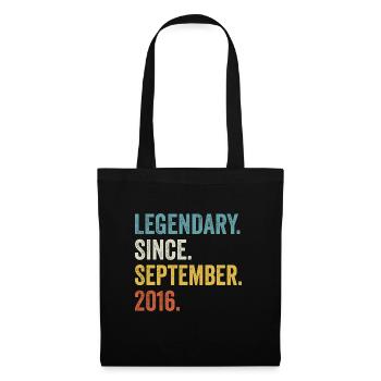 6 Years Old Legendary Since September 2016 6th - Tote Bag - black - Front