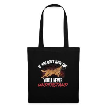 Malinois Belgian Shepherd Mechelaar Dog - Tote Bag - black - Front