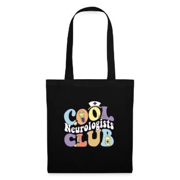 Cool Neurologists Club Neurology Practitioner - Stoffbeutel - Schwarz - Vorne