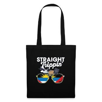 Straight Trippin' Antigua Vacation Tour Travel - Tote Bag - black - Front