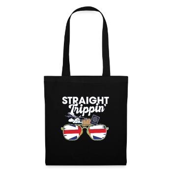Straight Trippin' ' Britain Vacation Tour Voyage - Sac en tissu - noir - Devant