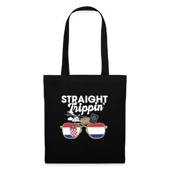Straight Trippin' Croatia Vacation Tour Travel - Tote Bag - black - Front