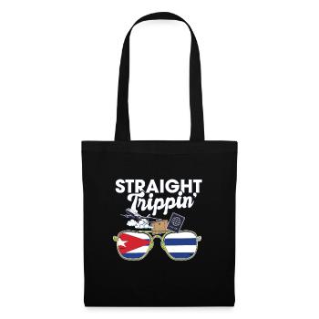 Straight Trippin' Cuba Vacation Tour Travel Trip - Tote Bag - black - Front