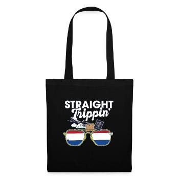 Voyage de vacances aux Pays-Bas - Sac en tissu - noir - Devant