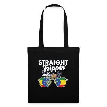 Straight Trippin' Ethiopie Vacances Tour Voyage - Sac en tissu - noir - Devant