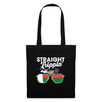 Straight Trippin' Madagascar Vacation Tour Travel - Tote Bag - black - Front