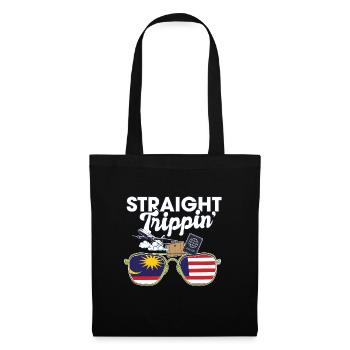 Straight Trippin' Malaysia Vacation Tour Travel - Tote Bag - black - Front