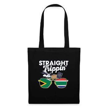 Voyage en Afrique du Sud - Sac en tissu - noir - Devant