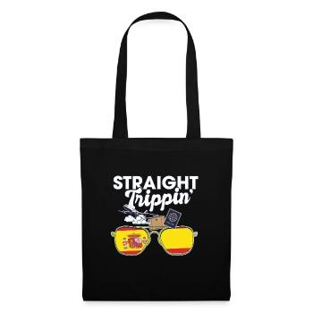 Straight Trippin' Spain Vacation Tour Travel Trip - Tote Bag - black - Front
