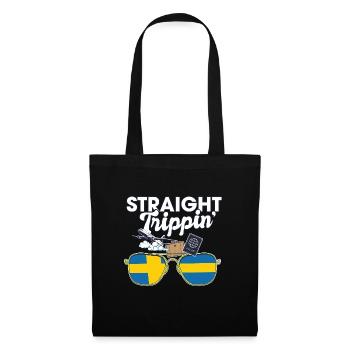 Straight Trippin' Suède Vacances Tour Voyage - Sac en tissu - noir - Devant