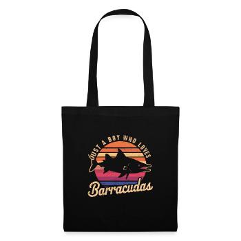 Cadeau pour Barracuda Fish Lover - Sac en tissu - noir - Devant