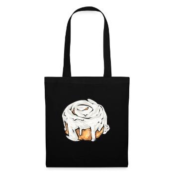 Cinnamon roll - Tote Bag - black - Front