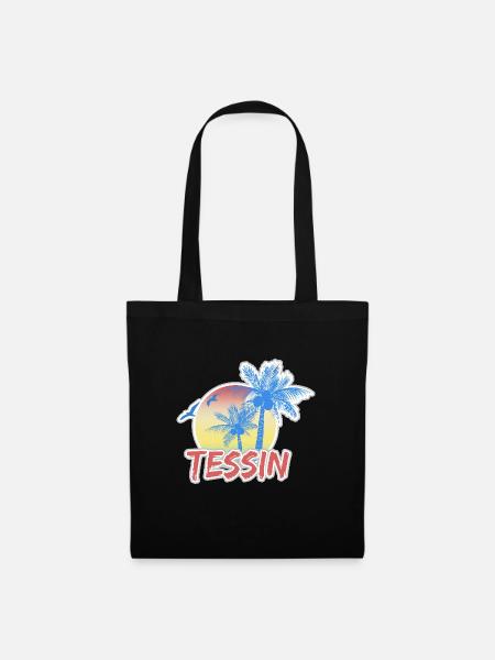 Tessin - Stoffbeutel - Schwarz