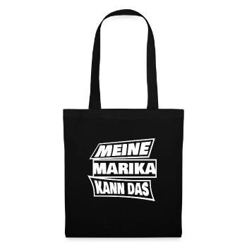 Marika - Stoffbeutel - Schwarz - Vorne